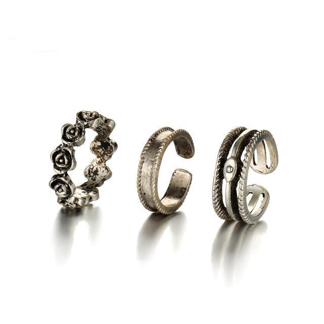 Love Like A Hippie Set Of Toe RingsJewelryLuna Daze