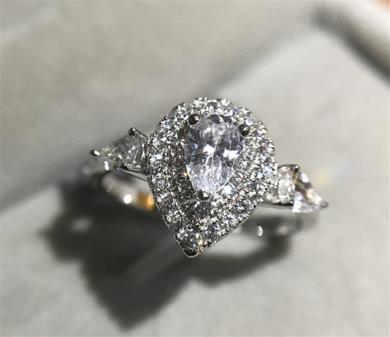 Crystal Teardrop RingJewelryLuna Daze