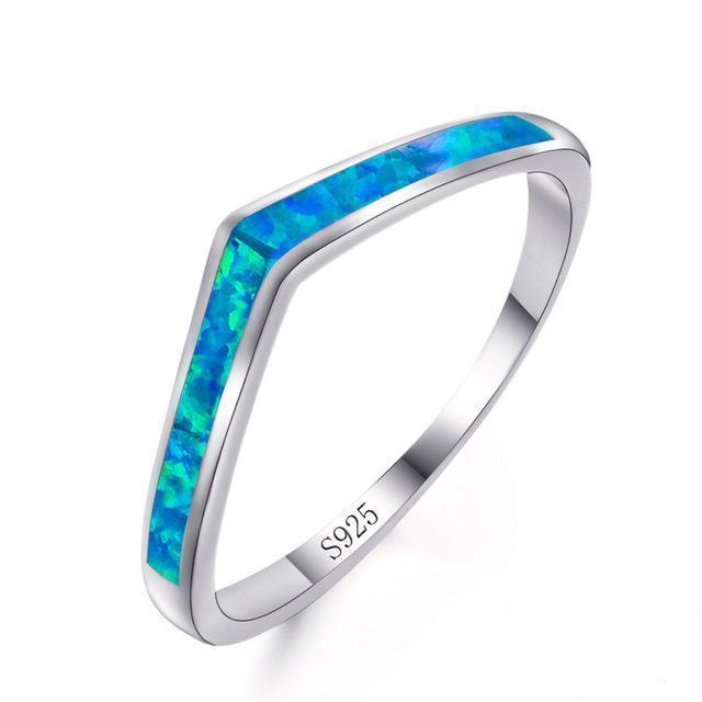 Fire Opal Peak Perfection Ring, Luna Daze