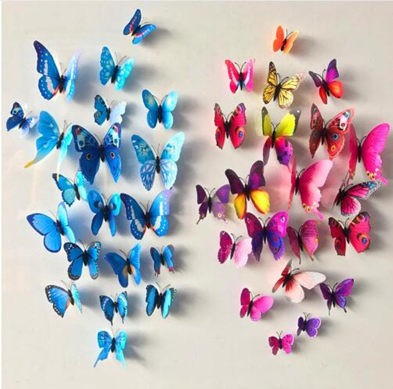 3D Butterfly Wall Stickers