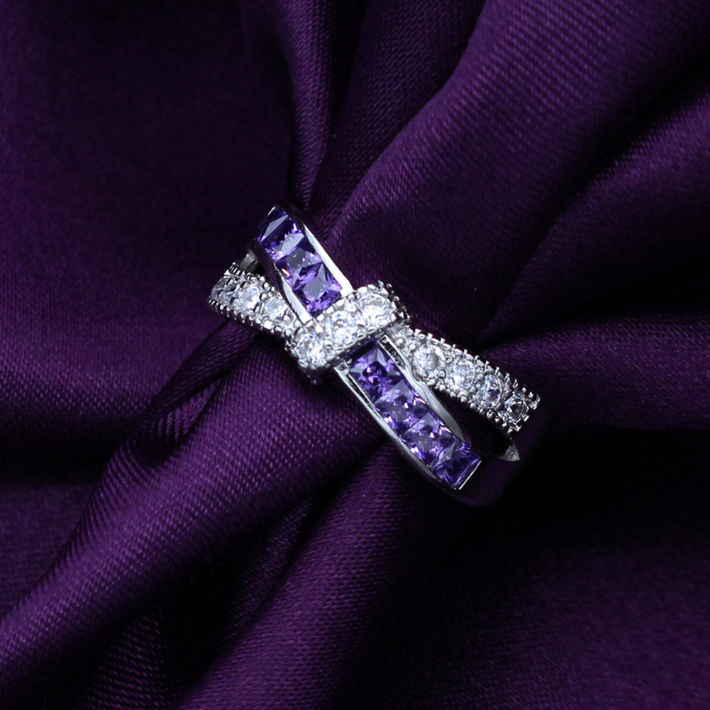 Amethyst Bound Ring, Luna Daze
