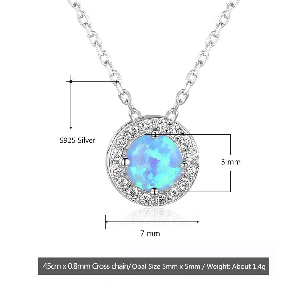 Blue Fire Opal Jewelry Set, Luna Daze
