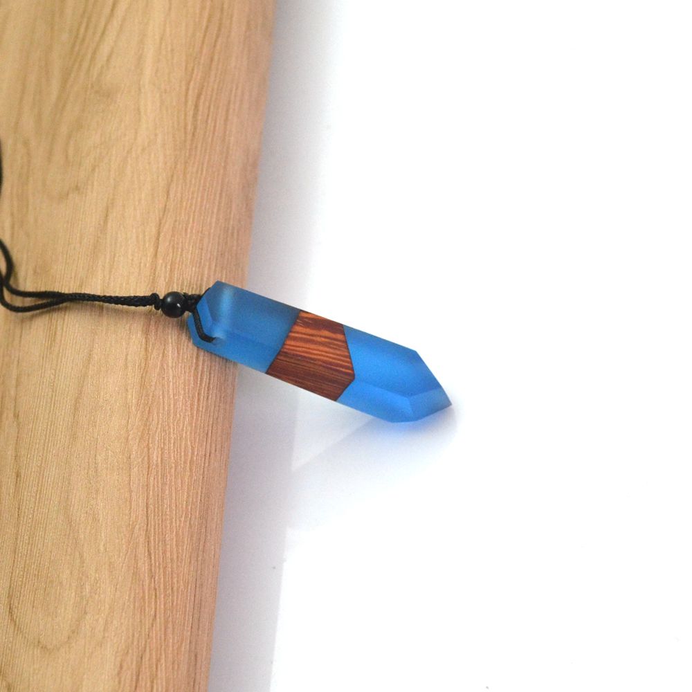 Wood & Resin Pendant NecklaceJewelryLuna Daze