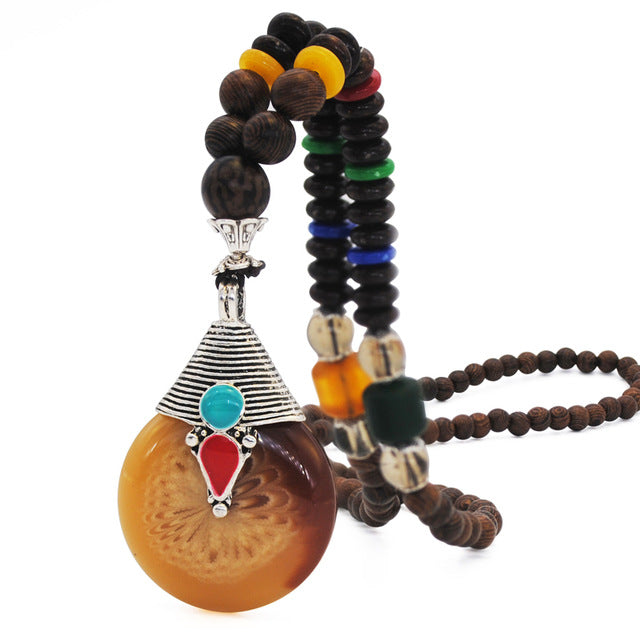 Nepal Mala Bead NecklaceJewelryLuna Daze