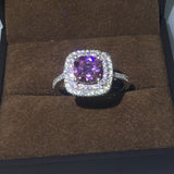 3 Carat Pink Sapphire Ring, Luna Daze