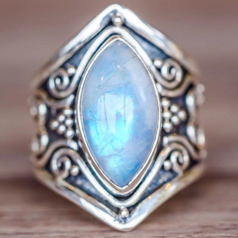 Marquise Moonstone RingJewelryLuna Daze