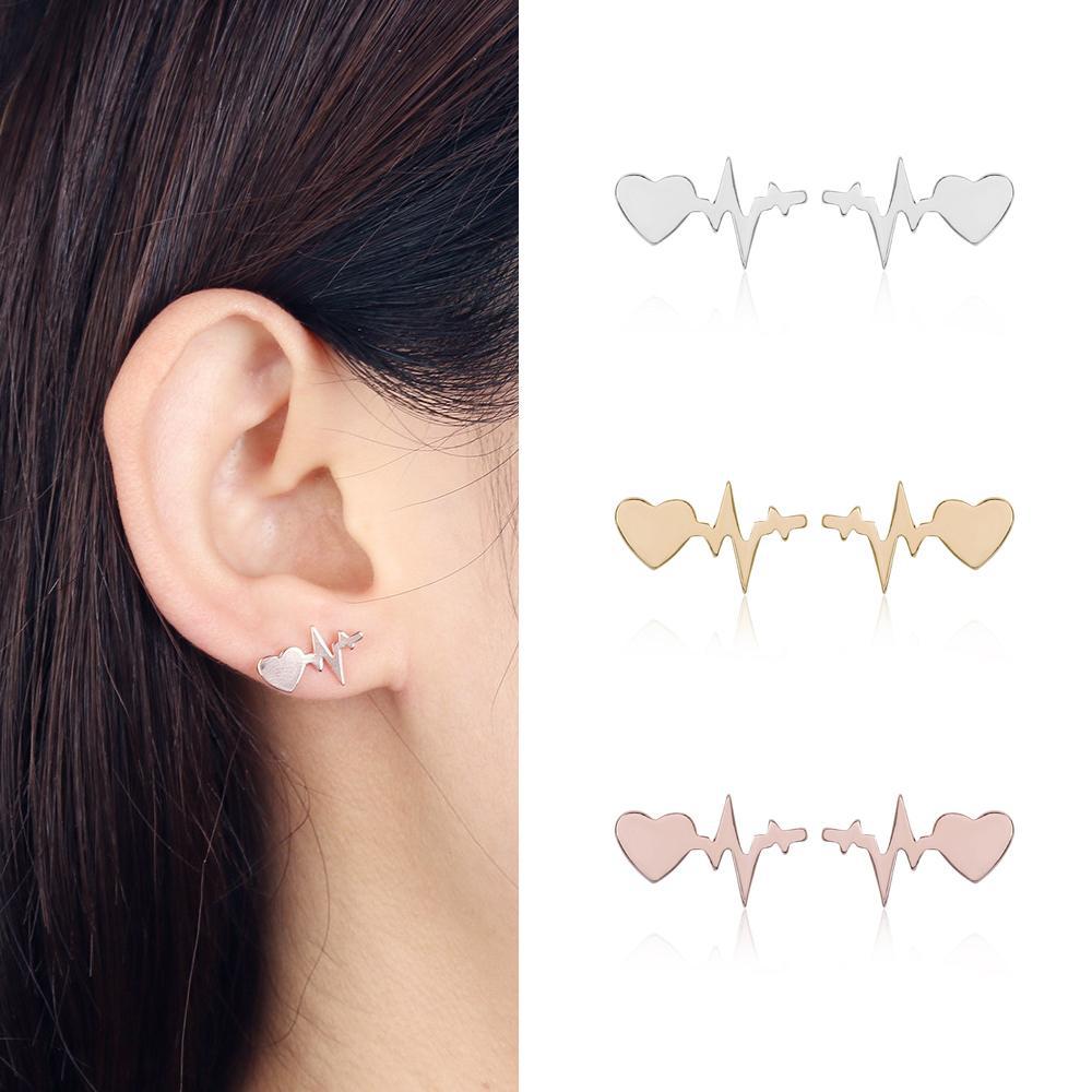 Heartbeat Stud EarringsJewelryLuna Daze