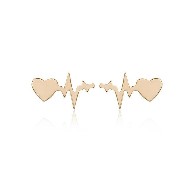 Heartbeat Stud EarringsJewelryLuna Daze