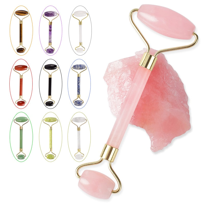 Gemstone Facial Massage Roller