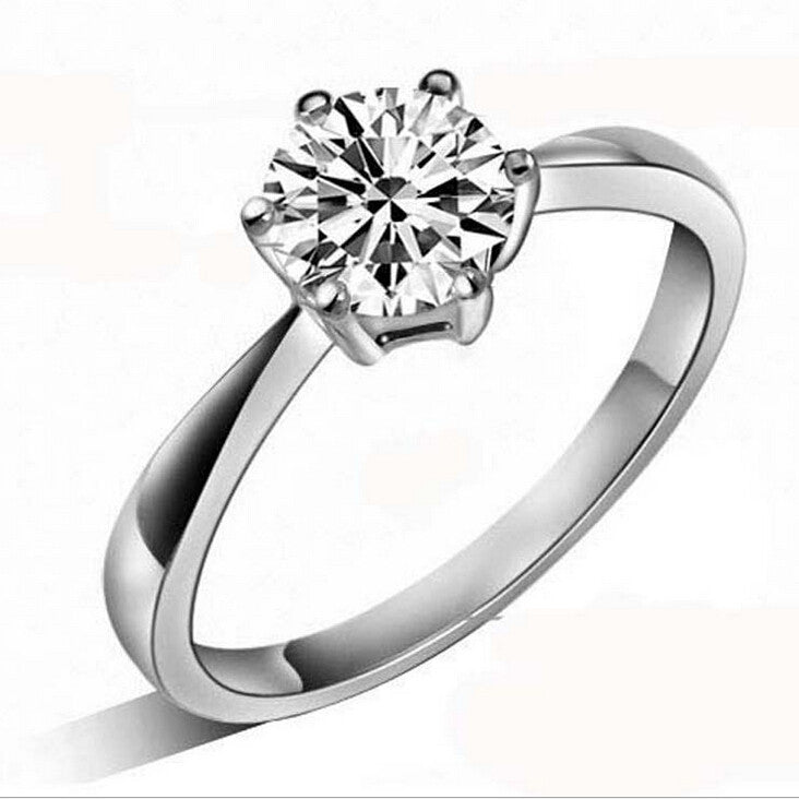 1 Carat CZ Stone Ring, Luna Daze