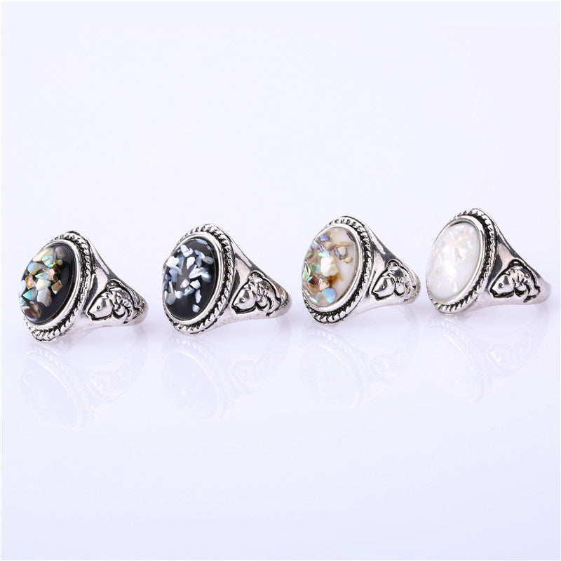 Abalone Shell Ring, Luna Daze