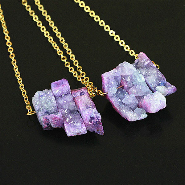 Raw Amethyst NecklaceJewelryLuna Daze