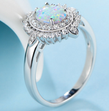 Royal Mirror Opal Ring