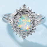 Royal Mirror Opal Ring