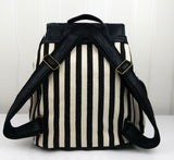 Striped Canvas BackpackAccessoriesLuna Daze