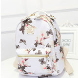 Floral Leather Backpack, Luna Daze