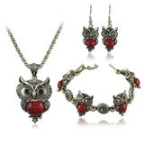 Wise Owl Jewelry SetJewelryLuna Daze