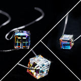 Aurora Cube Necklace, Luna Daze