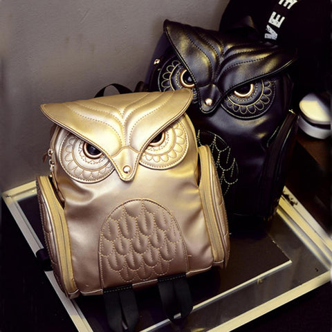 claire's backpack leather owl Leather Owl Backpack