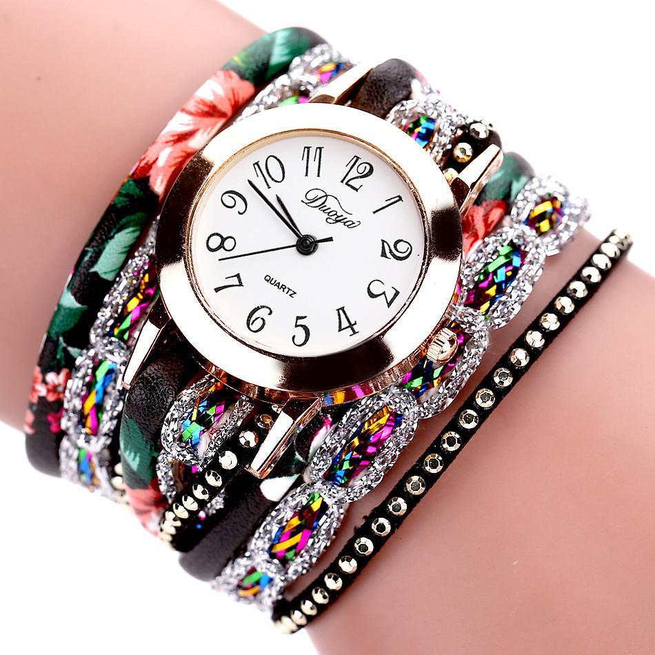 Gemstone Flower Watch, Luna Daze