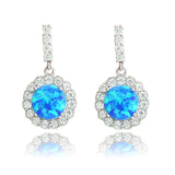 Fire Opal Necklace & Earring Set, Luna Daze