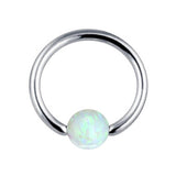 Fire Opal Body Piercing Ring, Luna Daze