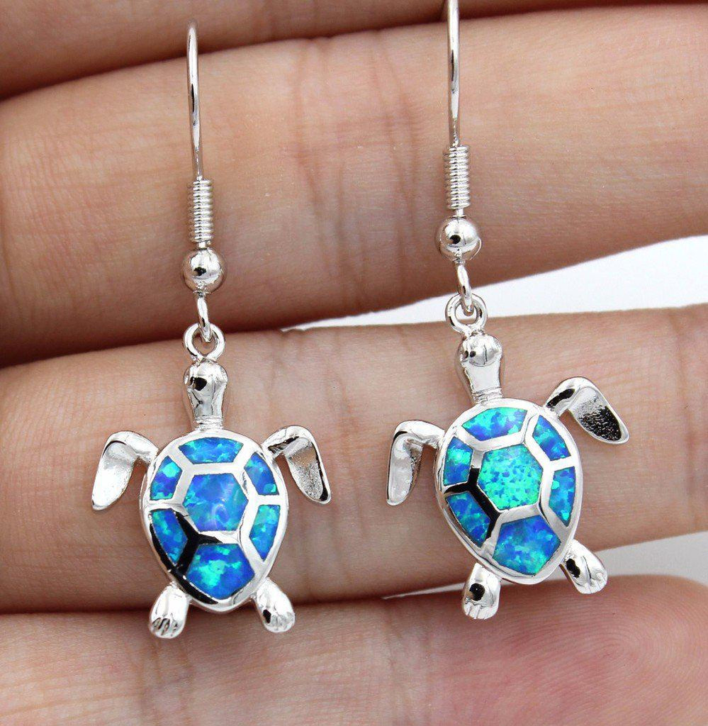 Opal Sea Turtle EarringsJewelryLuna Daze
