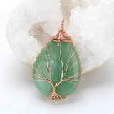 Gemstone Tree of Life Necklace, Luna Daze
