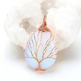 Gemstone Tree of Life Necklace, Luna Daze