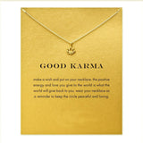 Good Karma Lotus NecklaceJewelryLuna Daze