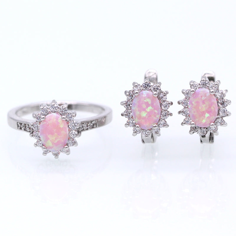 Mystic Pink Fire Opal Set
