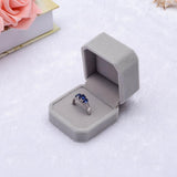 Elegant Velvet Ring Box, Luna Daze