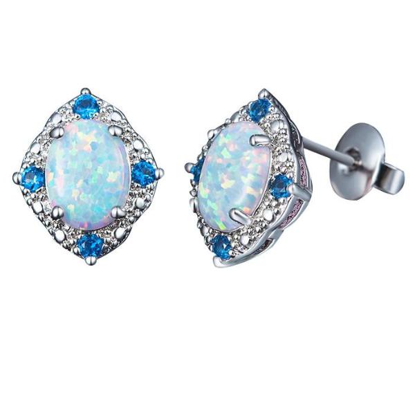 Opal & Blue Topaz EarringsJewelryLuna Daze