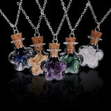Bottled Gemstone Necklace, Luna Daze